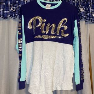 PINK sequin crew ✨